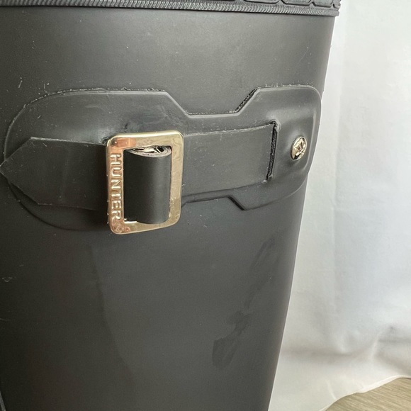 Women’s Tall Hunter Rain Boots size 8 Matte Black - Picture 7 of 10